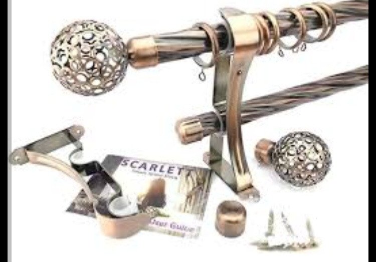 2 قطعة ماسورة 2 متر+جوز حامل مزوج+جوز قمقم+جوز طبه+32 حلقه