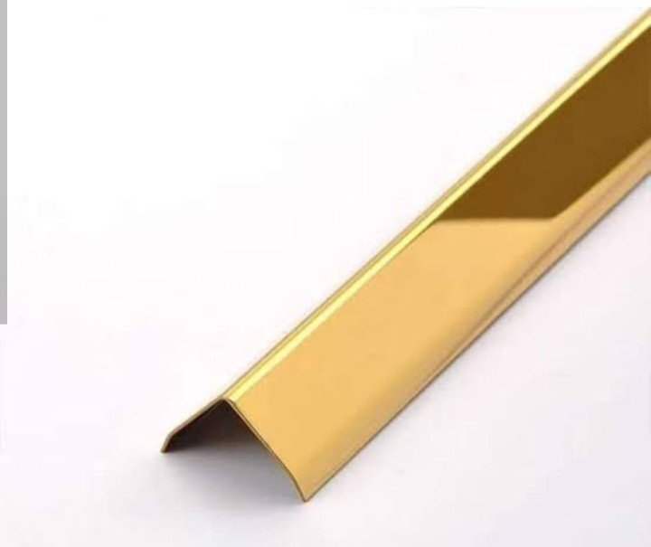 استلس 2×2 ذهبي و فضي الطول 240