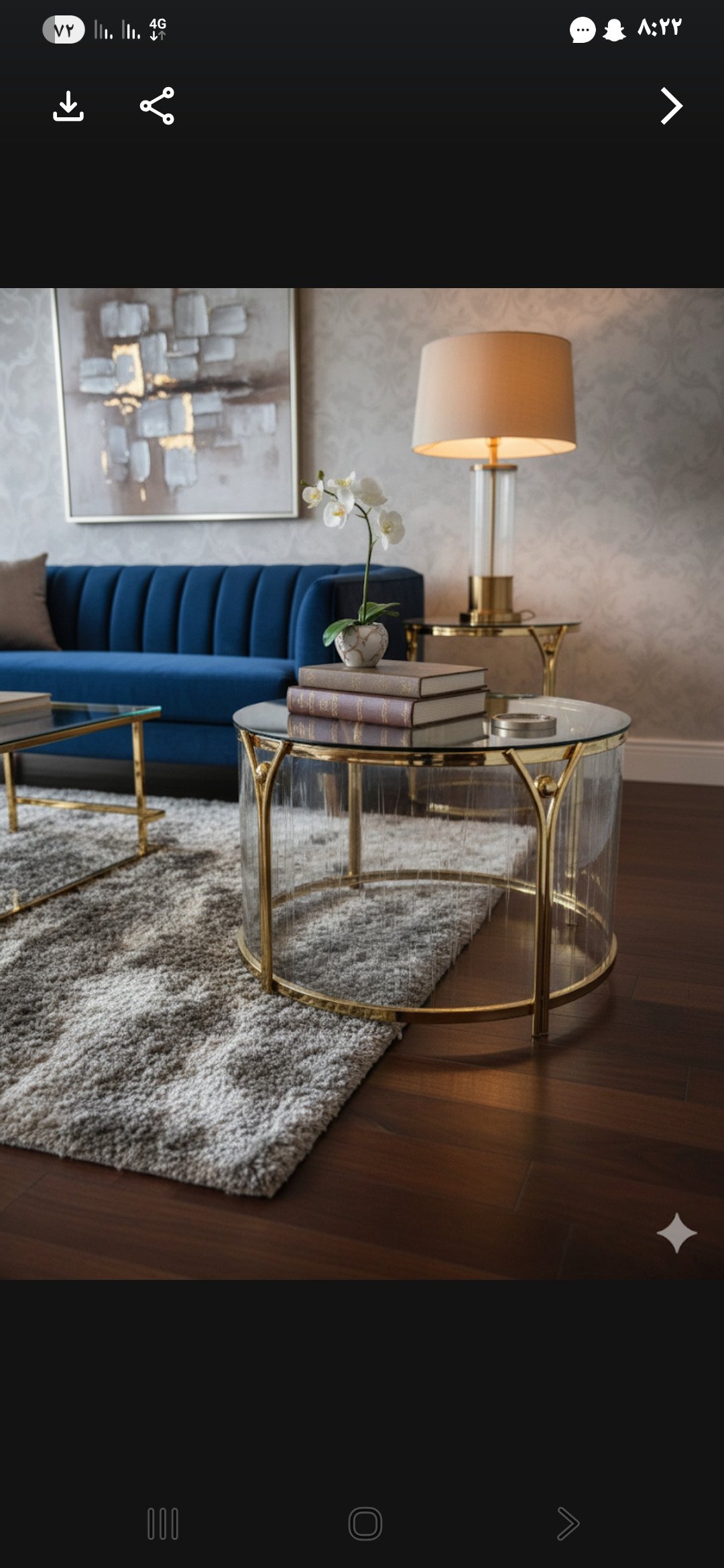 ترابيزه استلس ٨٠سم